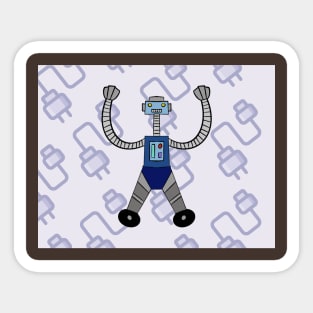 December Plugin Robot Sticker